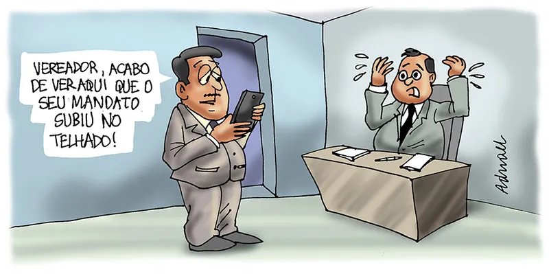 Imagem ilustrativa da imagem Charge de Adnael Silva - 07/06/2023