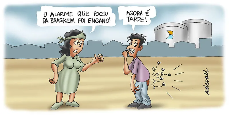 Imagem ilustrativa da imagem Charge de Adnael Silva - 07/07/2023