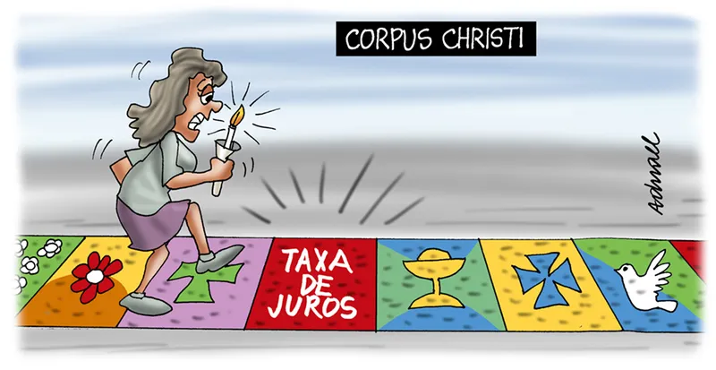 Imagem ilustrativa da imagem Charge de Adnael Silva - 08/06/2023