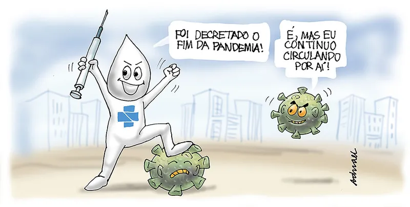 Imagem ilustrativa da imagem Charge de Adnael Silva - 09/05/2023
