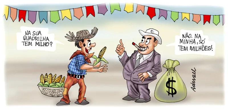 Imagem ilustrativa da imagem Charge de Adnael Silva - 09/06/2023