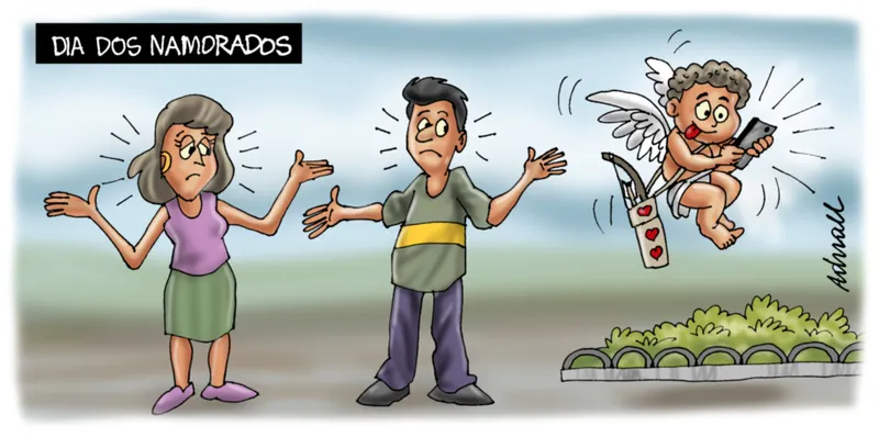 Imagem ilustrativa da imagem Charge de Adnael Silva - 10 e 11/06/2023