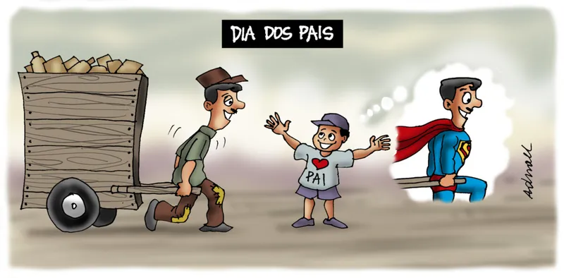 Imagem ilustrativa da imagem Charge de Adnael Silva - 12 e 13/08/2023
