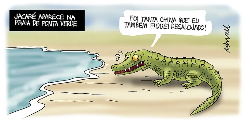 Imagem ilustrativa da imagem Charge de Adnael Silva - 12/07/2023