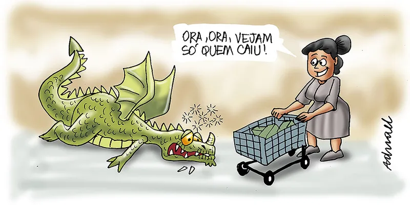 Imagem ilustrativa da imagem Charge de Adnael Silva - 13/07/2023