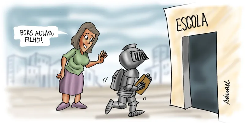 Imagem ilustrativa da imagem Charge de Adnael Silva - 15 e 16/04/2023