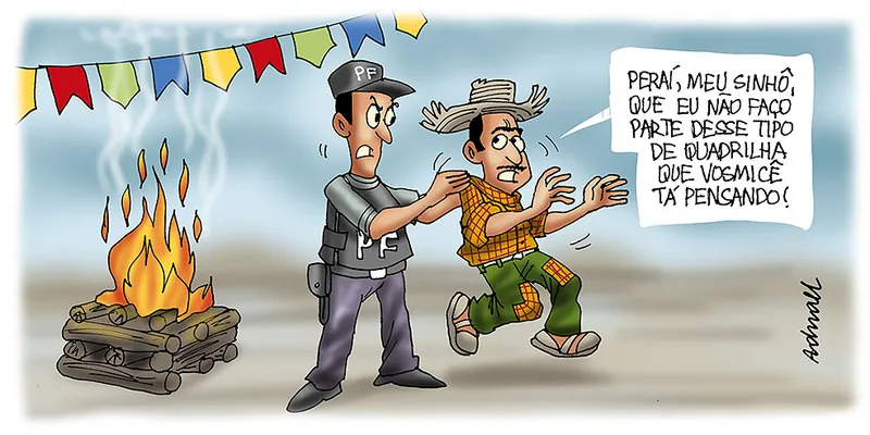 Imagem ilustrativa da imagem Charge de Adnael Silva - 15/06/2023