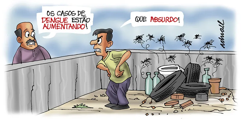 Imagem ilustrativa da imagem Charge de Adnael Silva - 16/03/2023