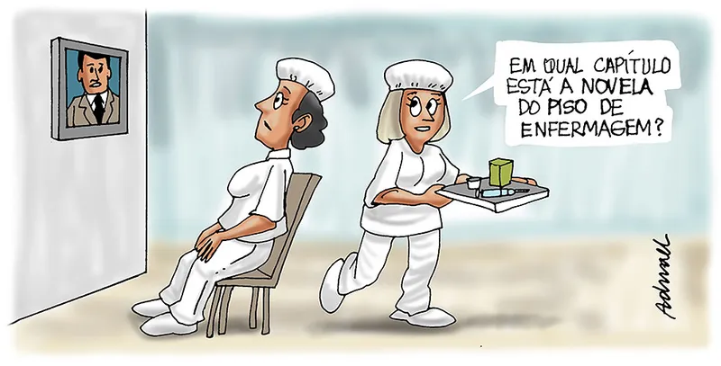 Imagem ilustrativa da imagem Charge de Adnael Silva - 17/05/2023