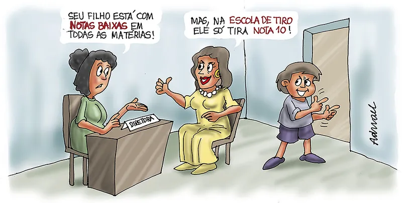 Imagem ilustrativa da imagem Charge de Adnael Silva - 18/04/2023