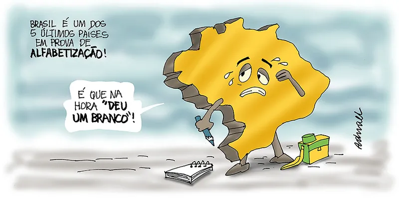 Imagem ilustrativa da imagem Charge de Adnael Silva - 18/05/2023