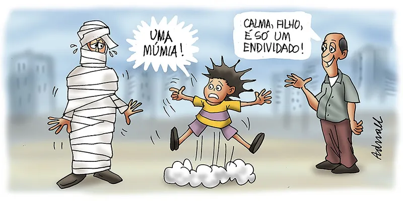 Imagem ilustrativa da imagem Charge de Adnael Silva - 18/07/2023