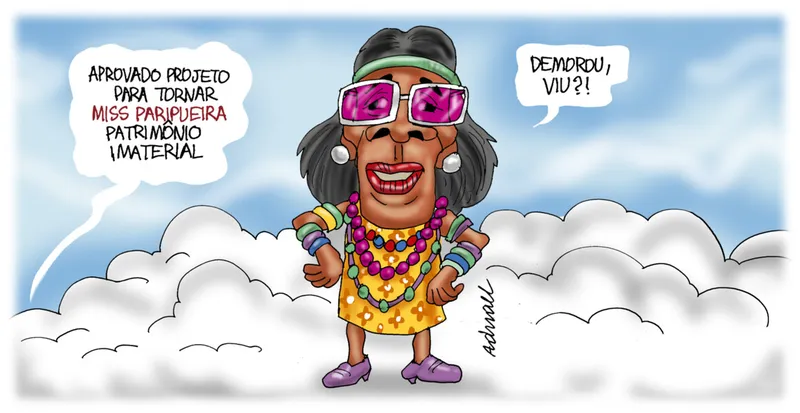 Imagem ilustrativa da imagem Charge de Adnael Silva - 19 e 20/08/2023