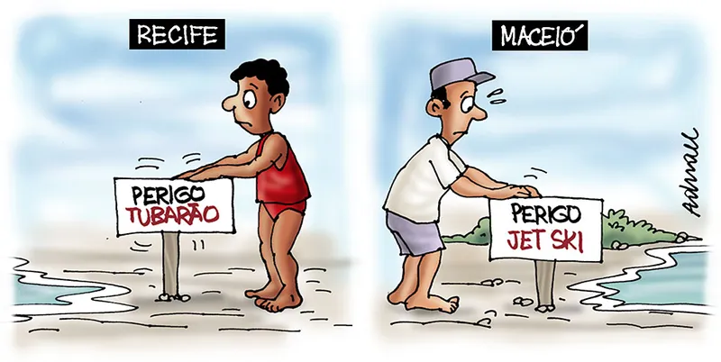 Imagem ilustrativa da imagem Charge de Adnael Silva - 19/04/2023