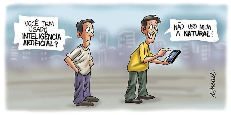 Imagem ilustrativa da imagem Charge de Adnael Silva - 19/07/2023