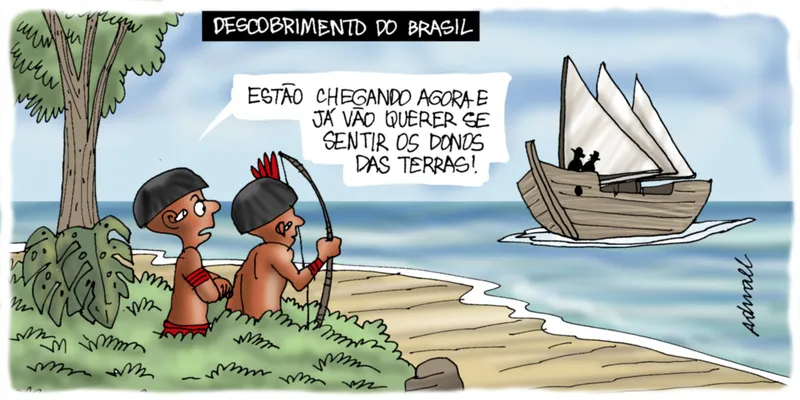 Imagem ilustrativa da imagem Charge de Adnael Silva - 22 e 23/04/2023