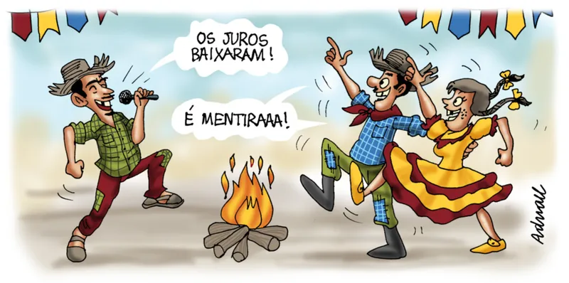Imagem ilustrativa da imagem Charge de Adnael Silva - 24 e 25/06/2023