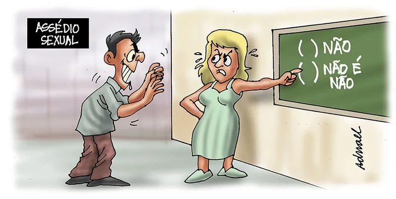 Imagem ilustrativa da imagem Charge de Adnael Silva - 24/03/2023