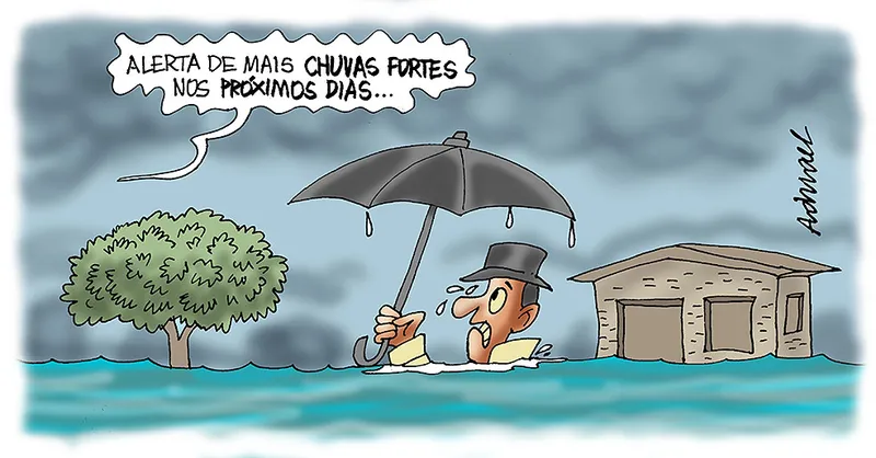 Imagem ilustrativa da imagem Charge de Adnael Silva - 27/04/2023