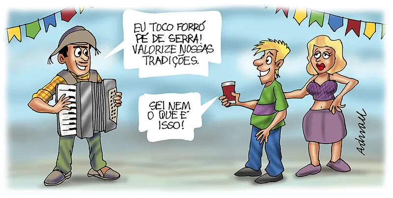 Imagem ilustrativa da imagem Charge de Adnael Silva - 29/06/2023