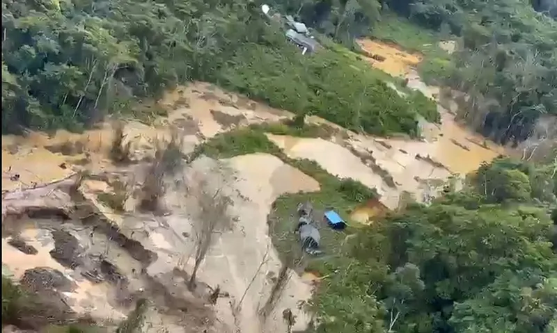 Imagem ilustrativa da imagem TERRA YANOMAMI FICA 33 DIAS SEM REGISTRO DE ALERTAS DE GARIMPO ILEGAL