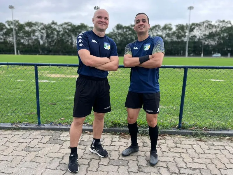 Denis Serafim e Ruan Luiz fazem parte do quadro nacional de arbitragem