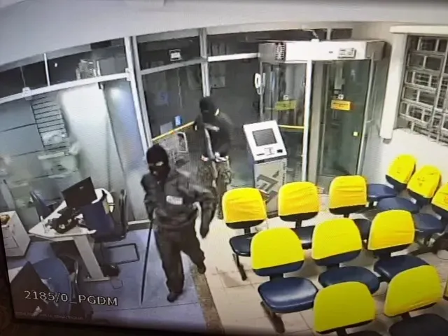 Dois alagoanos foram presos no fim de semana após assalto a uma agência bancária no interior de Minas Gerais