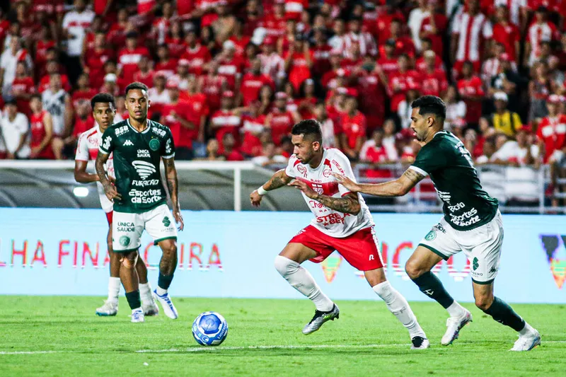 Maceió, 23 de setemro de 2023
Lance do jogo entre CRB e Guarani, partida válida pela 29ª rodada da Série B do Campeonato Brasileiro, realizada no Estádio Rei Pelé em Maceió, Alagoas - Brasil.
Foto: Ailton Cruz