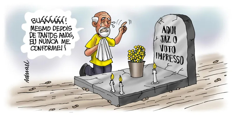 Imagem ilustrativa da imagem Charge de Adnael Silva - 02/11/2023