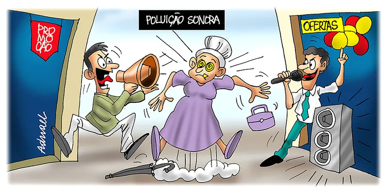 Imagem ilustrativa da imagem Charge de Adnael Silva - 05/10/2023