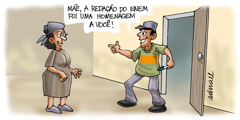 Imagem ilustrativa da imagem Charge de Adnael Silva - 07/11/2023