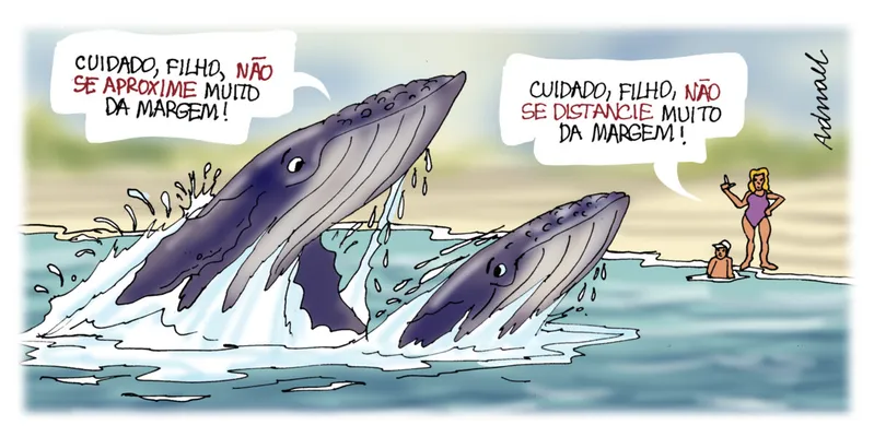 Imagem ilustrativa da imagem Charge de Adnael Silva - 09 e 10/09/2023