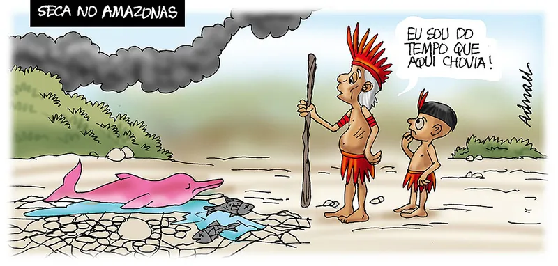 Imagem ilustrativa da imagem Charge de Adnael Silva - 18/10/2023