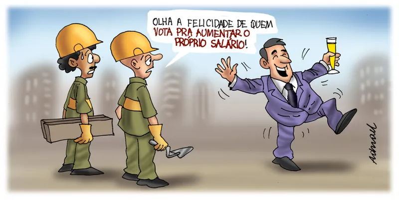 Imagem ilustrativa da imagem Charge de Adnael Silva - 21/09/2023