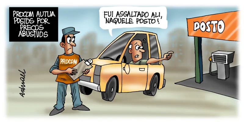 Imagem ilustrativa da imagem Charge de Adnael Silva - 26 e 27/08/2023