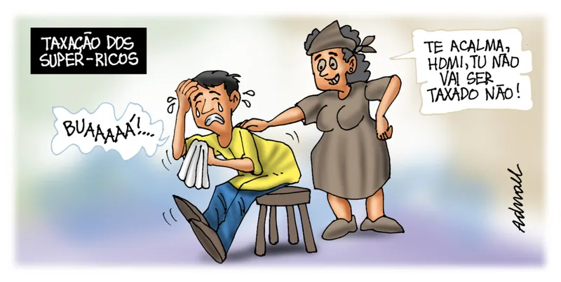 Imagem ilustrativa da imagem Charge de Adnael Silva - 27/10/2023