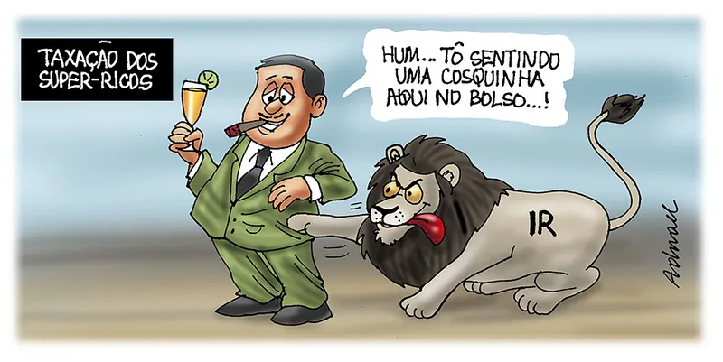 Imagem ilustrativa da imagem Charge de Adnael Silva - 30/08/2023