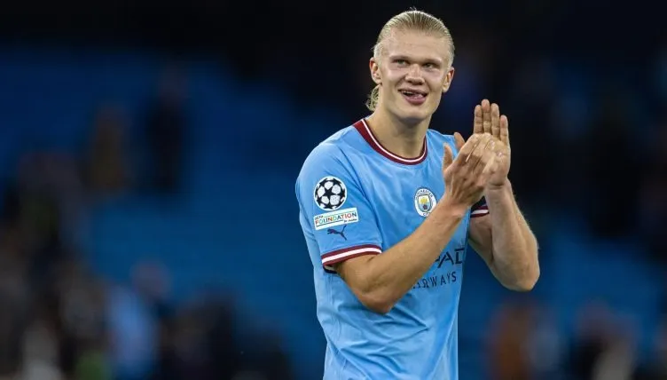 Atleta masculino do ano no futebol europeu foi Erling Haaland, estrela do Manchester City