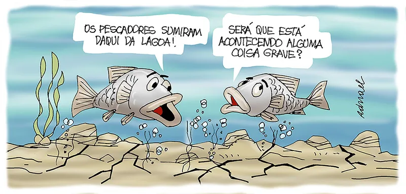 Imagem ilustrativa da imagem Charge de Adnael Silva - 07/12/2023