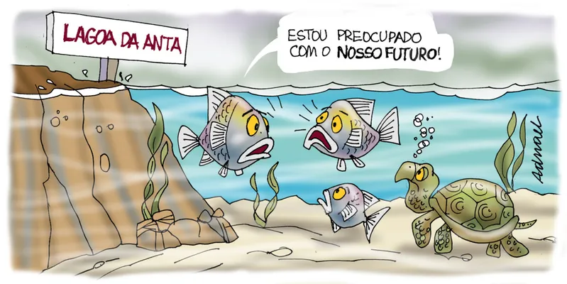 Imagem ilustrativa da imagem Charge de Adnael Silva - 11 e 12/11/2023