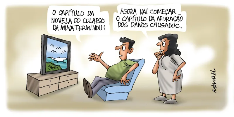Imagem ilustrativa da imagem Charge de Adnael Silva - 12/12/2023