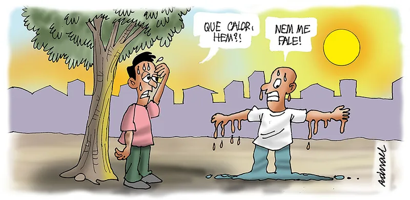 Imagem ilustrativa da imagem Charge de Adnael Silva - 14/11/2023