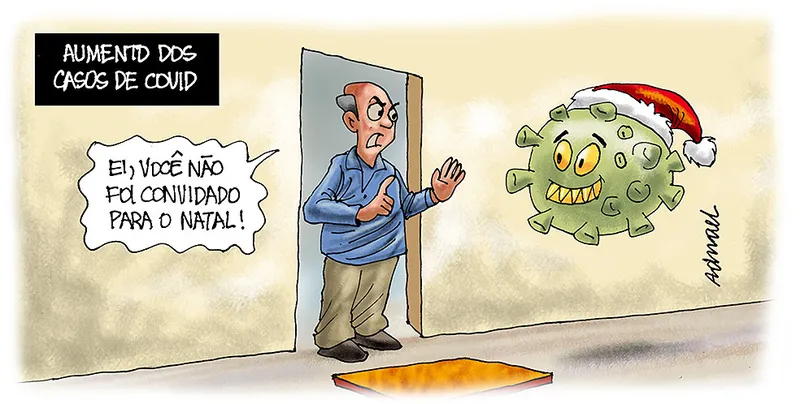 Imagem ilustrativa da imagem Charge de Adnael Silva - 19/12/2023
