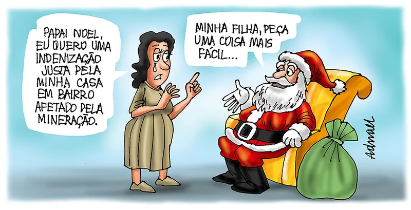 Imagem ilustrativa da imagem Charge de Adnael Silva - 20/12/2023