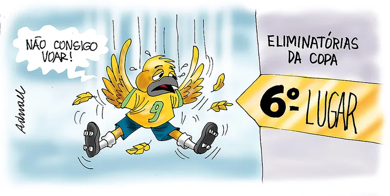 Imagem ilustrativa da imagem Charge de Adnael Silva - 23/11/2023
