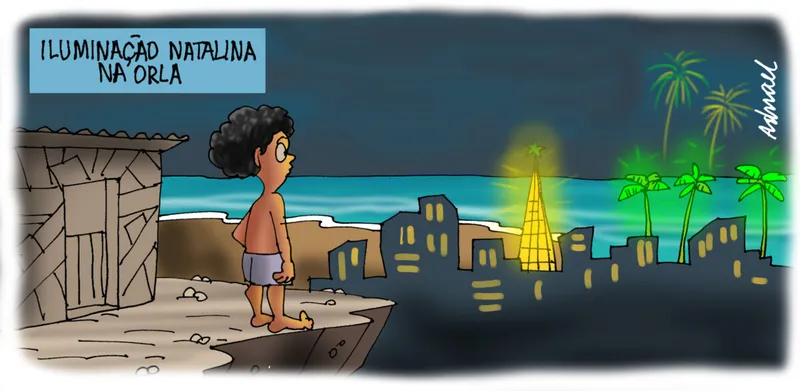 Imagem ilustrativa da imagem Charge de Adnael Silva - 24/11/2023