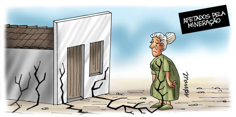 Imagem ilustrativa da imagem Charge de Adnael Silva - 25 e 26/11/2023