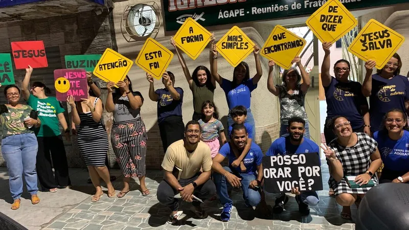 Igreja Batista Ágape Cristã completa 16 anos de fundação e tem sua equipe de Evangelismo, que atua aos sábados