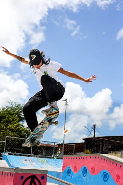 Karolzinha ficou em 2º lugar na última etapa do STU Nacional de Skate, realizada no Recife-PE