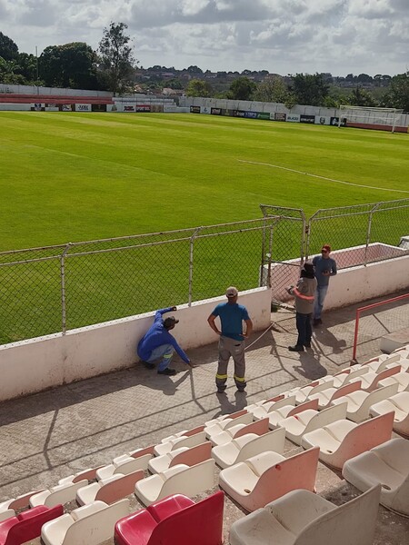 Estádio Alfredo Leahy, em Penedo, vem passando por reformas em vários locais para receber o Estadual 2024